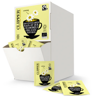 
                  
                    Fairtrade Organic Chamomile, 250 envelopes, Clipper
                  
                